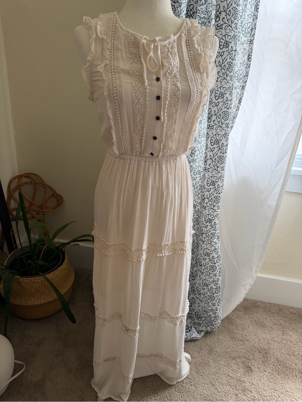 AD Cream Maxi Dress
